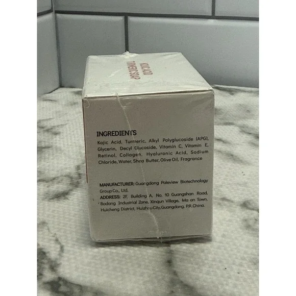 Kojic Acid Turmeric Soap 2 Bars Brightening Herbal Face Body 100g Each - Picture 2 of 3